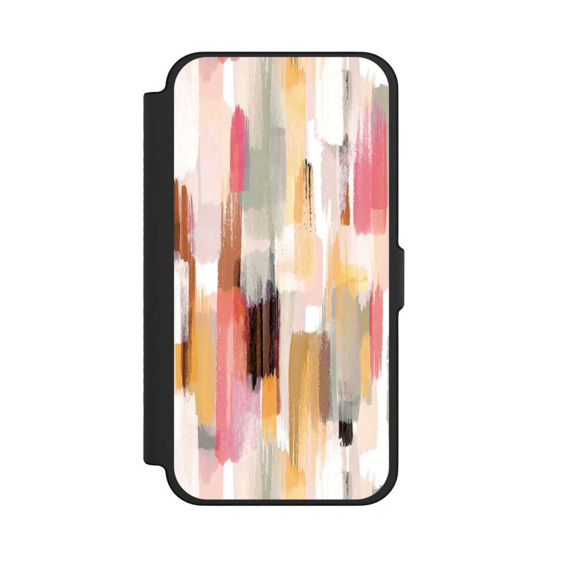 iPhone 12 Pro Max NIVOflip Coups de pinceau abstraits Nuances d'automne