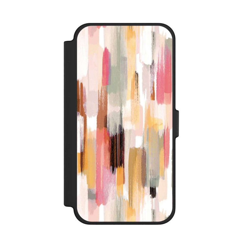 iPhone 12 Pro Max NIVOflip Coups de pinceau abstraits Nuances d'automne