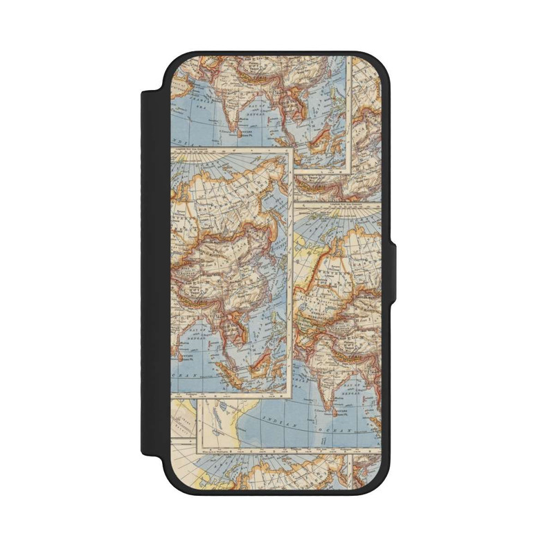 iPhone 12 Pro Max NIVOflip Carte du monde vintage