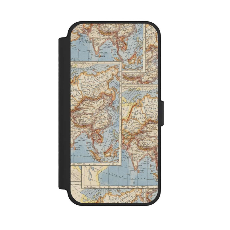 iPhone 12 Pro Max NIVOflip Carte du monde vintage