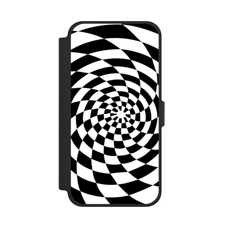 iPhone 12 Pro Max NIVOflip Illusion en noir et blanc