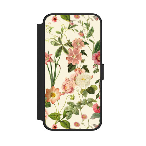 Apple iPhone 12 Pro Max NIVOflip Fleurs sauvages sur jaune clair