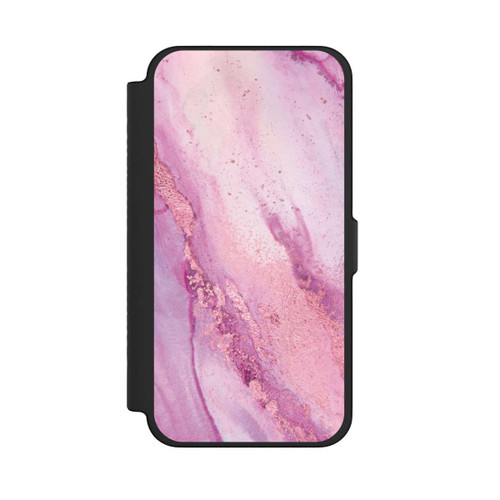 Apple iPhone 12 Pro Max NIVOflip Lila Marmorwand
