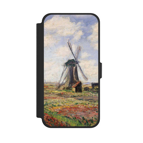 Apple iPhone 12 Pro Max NIVOflip Tulpenfelder mit der Rijnsburger Windmühle von Claude Monet