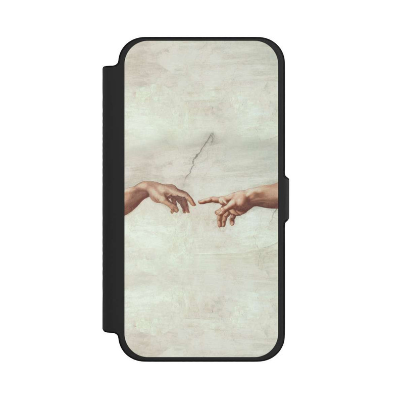 iPhone 12 Pro Max NIVOflip Die Hände von Gott und Adam von Michelangelo Buonarroti