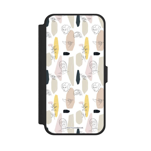 Apple iPhone 12 Pro Max NIVOflip Helle Seite Line Art