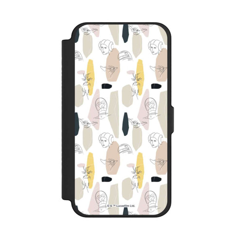 Apple iPhone 12 Pro Max NIVOflip Helle Seite Line Art