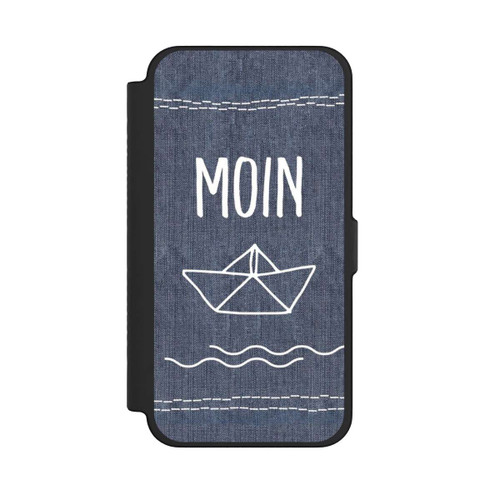 Apple iPhone 12 Pro Max NIVOflip Moin Schiff Denim