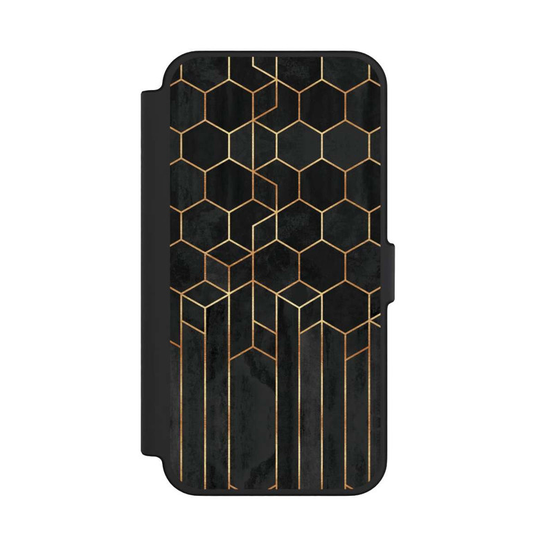 iPhone 12 Pro Max NIVOflip Schwarze Sechsecke