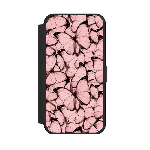 Apple iPhone 12 Pro Max NIVOflip Rosa Schmetterling-Muster