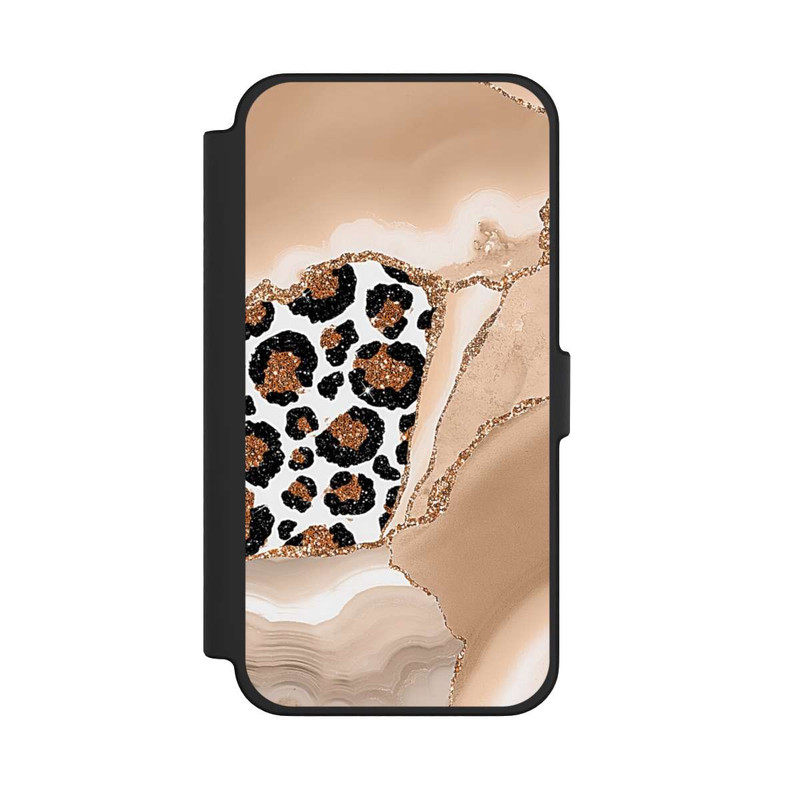 iPhone 12 Pro Max NIVOflip  Muster und Texturen Hellgold