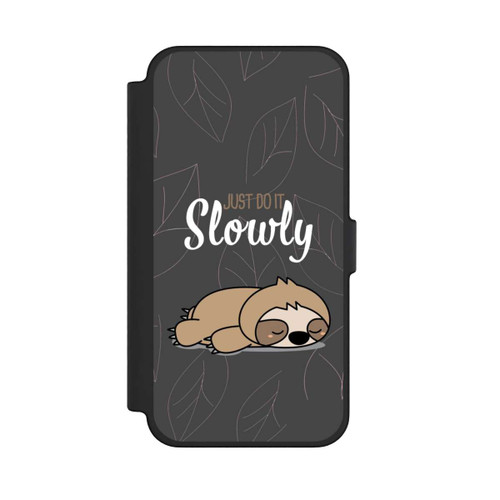 Apple iPhone 12 Pro Max NIVOflip Just Do It Slowly Sloth Grey
