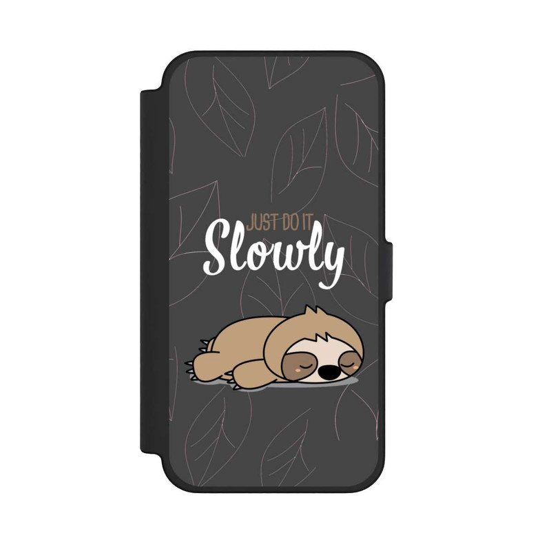 iPhone 12 Pro Max NIVOflip Just Do It Slowly Sloth Grey
