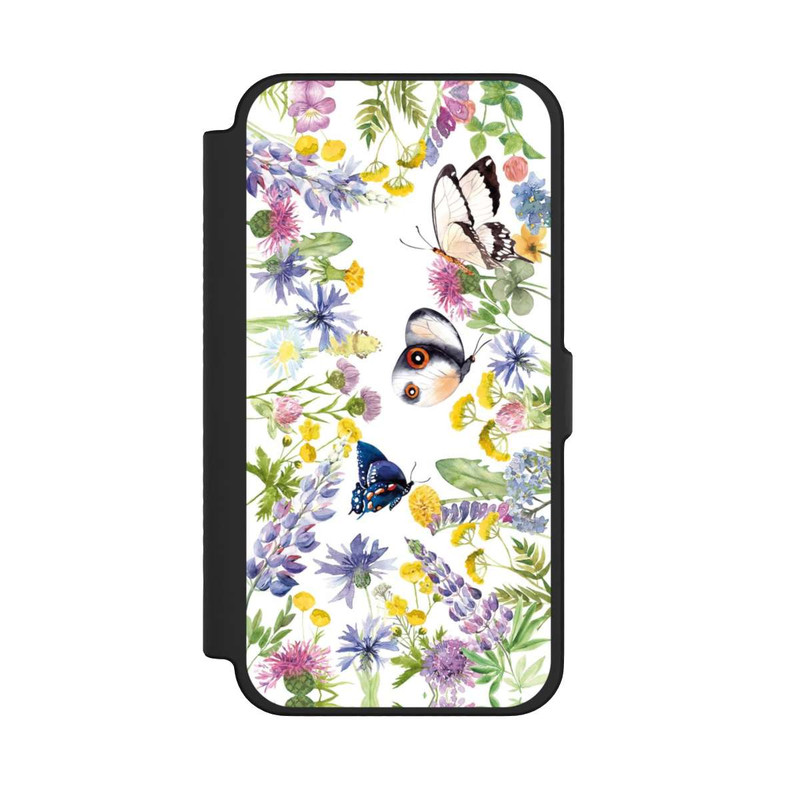 iPhone 12 Pro Max NIVOflip Fleurs Printanières et Papillons