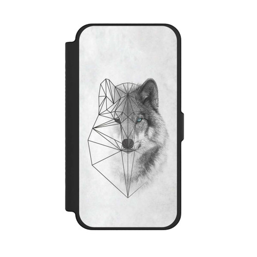 Apple iPhone 12 Pro Max NIVOflip Polygonaler Wolf