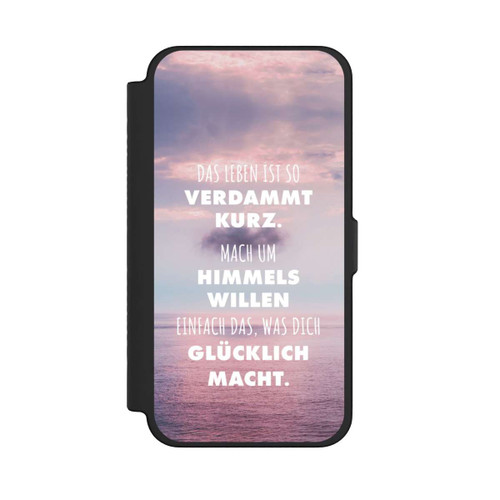 Apple iPhone 12 Pro Max NIVOflip Das Leben Ist So Verdammt Kurz