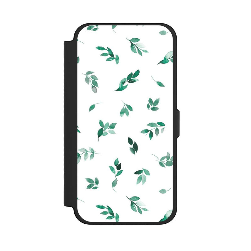 iPhone 12 Pro Max NIVOflip Feuilles d'automne Eucalyptus vert