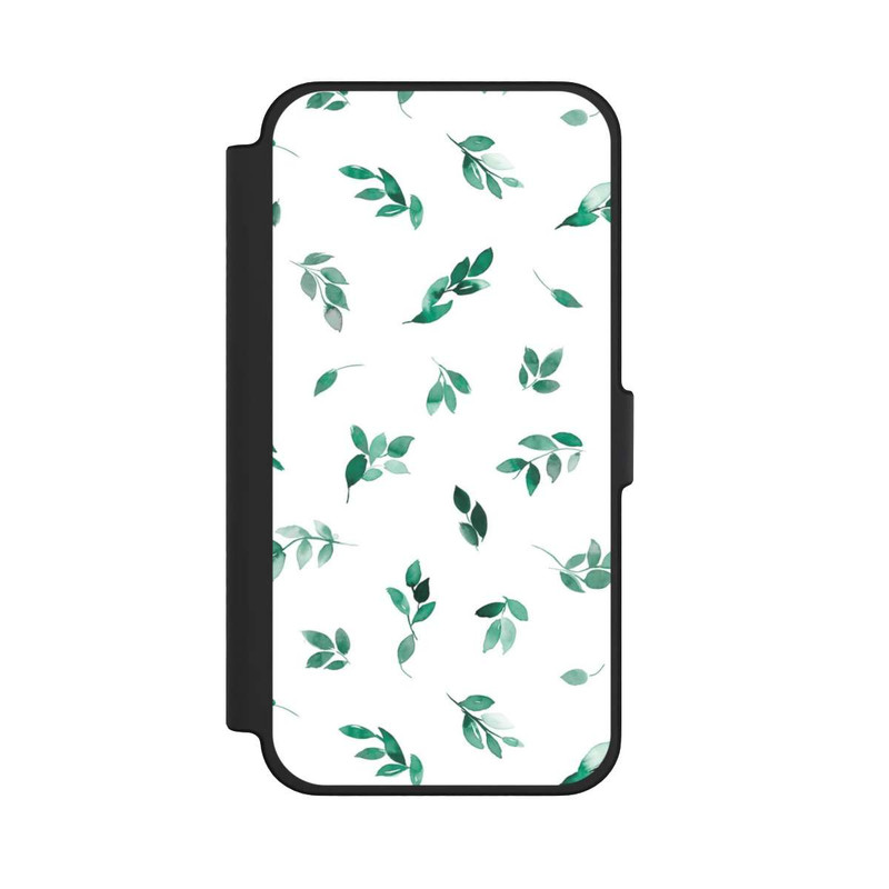 iPhone 12 Pro Max NIVOflip Feuilles d'automne Eucalyptus vert