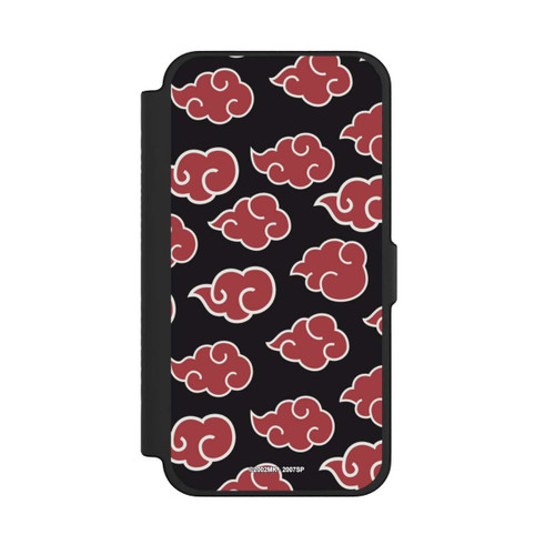 Apple iPhone 12 Pro Max NIVOflip Akatsuki Pattern Black Big