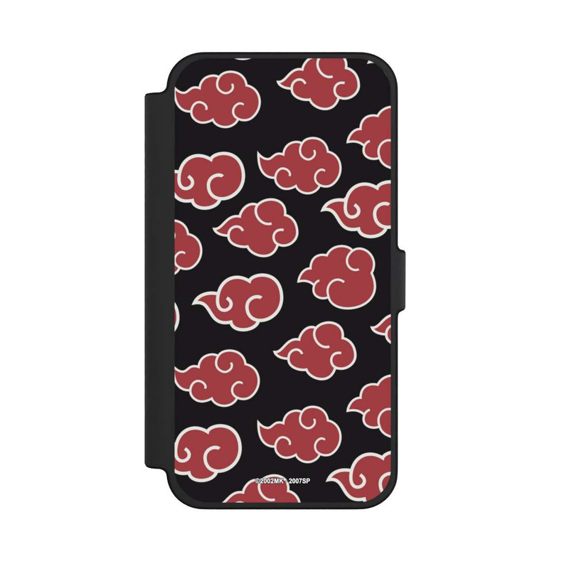 iPhone 12 Pro Max NIVOflip Akatsuki Pattern Noir Big