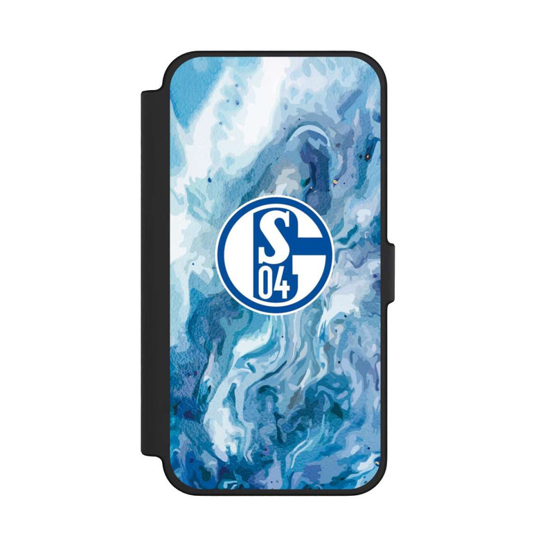 iPhone 12 Pro Max NIVOflip Schalke 04 Flüssig Blau
