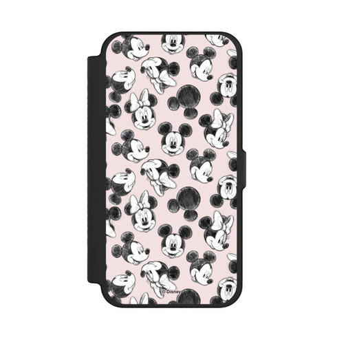 Apple iPhone 12 Pro Max NIVOflip Minnie &amp; Mickey Viele Gesichter Pink