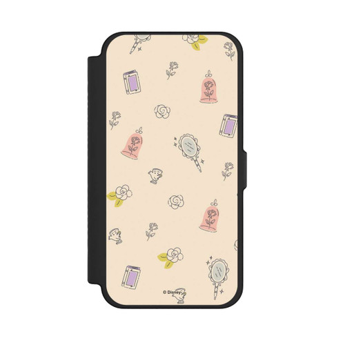Apple iPhone 12 Pro Max NIVOflip Princess Accessoires Pattern Beige Disney Princess 
