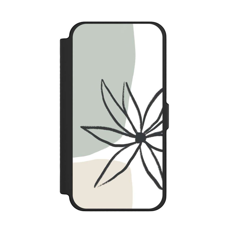 iPhone 12 Pro Max NIVOflip Blume Minze und Sahne