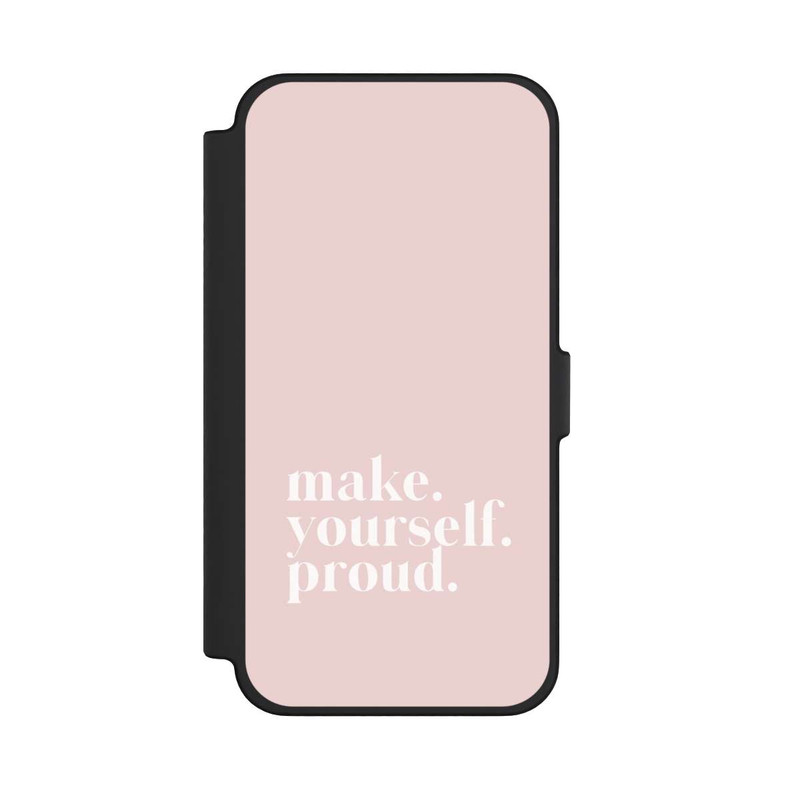 iPhone 12 Pro Max NIVOflip Make Yourself Proud Quote - Old Pink