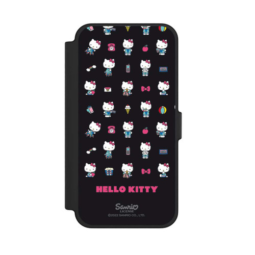 Apple iPhone 12 Pro Max NIVOflip Hello Kitty 90s Schwarz