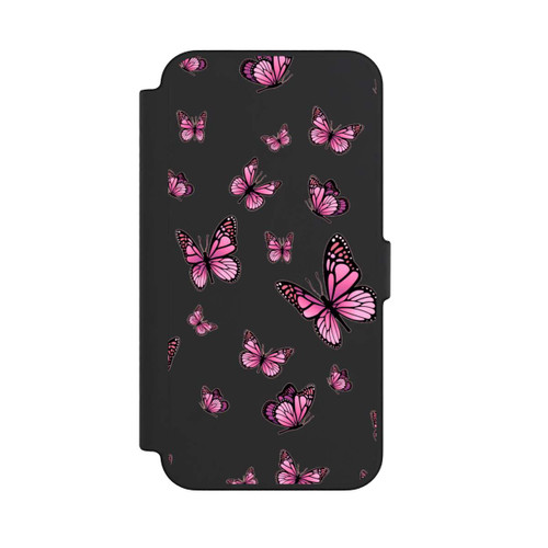 Apple iPhone 12 Pro Max NIVOflip Schmetterlinge pink