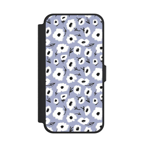 Apple iPhone 12 Pro Max NIVOflip Flower Pattern Lila