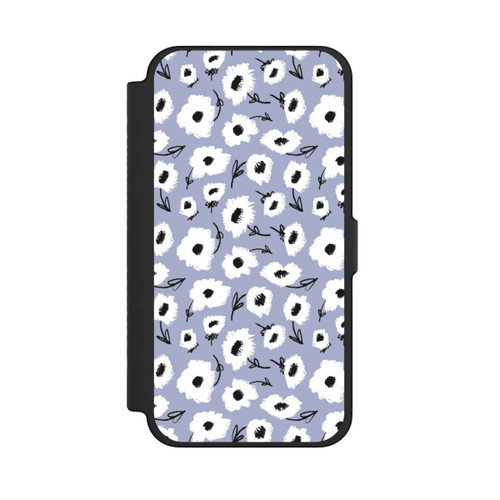 Apple iPhone 12 Pro Max NIVOflip Pattern Fleurs Lilas