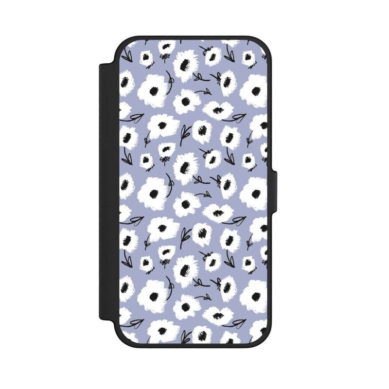 iPhone 12 Pro Max NIVOflip Pattern Fleurs Lilas
