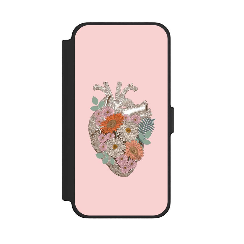 iPhone 12 Pro Max NIVOflip Florales Vintage-Herz