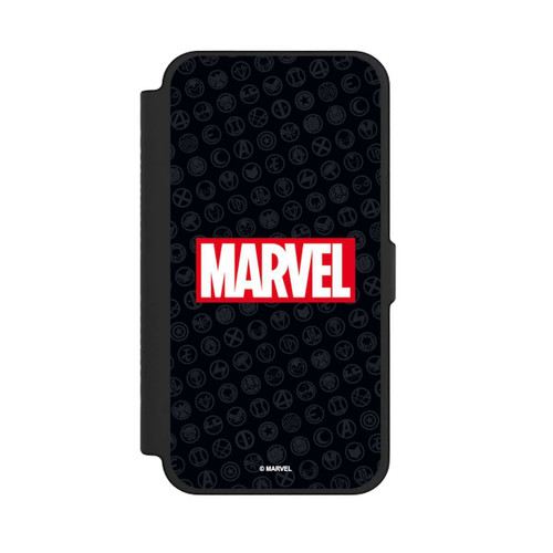Apple iPhone 12 Pro Max NIVOflip Marvel Logo Black Red 