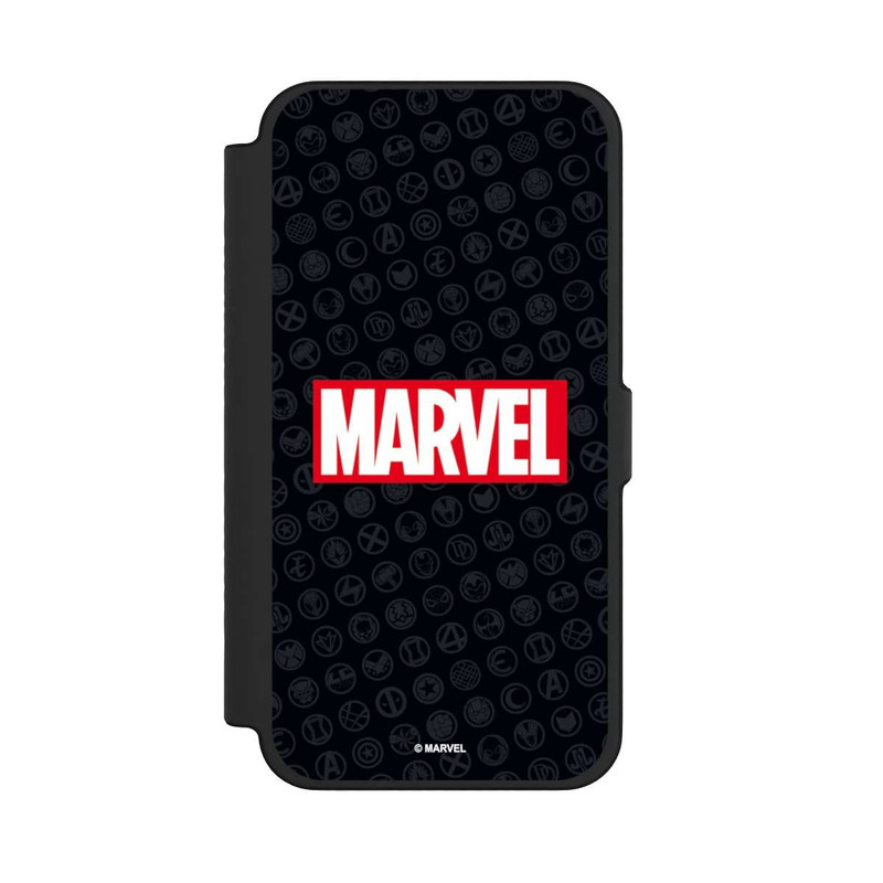 iPhone 12 Pro Max NIVOflip Marvel Logo Noir Rouge