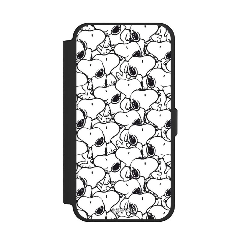 iPhone 12 Pro Max NIVOflip Snoopy Pattern Black And White