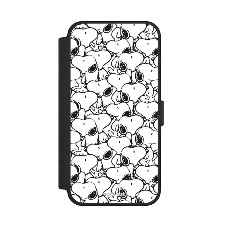 iPhone 12 Pro Max NIVOflip Snoopy Pattern Noir & Blanc