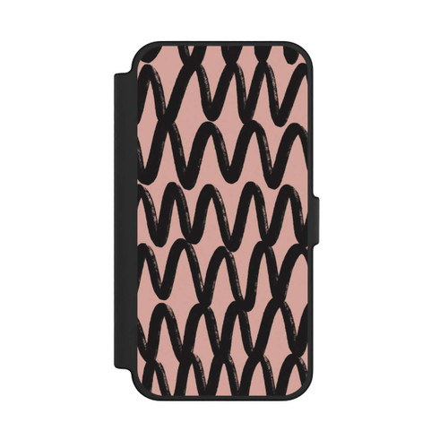 Apple iPhone 12 Pro Max NIVOflip Black Zig Zag 
