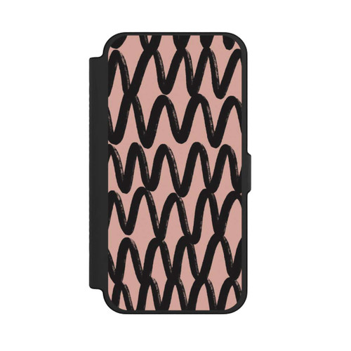 Apple iPhone 12 Pro Max NIVOflip Zig Zag Noir