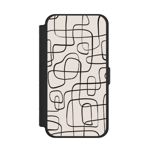 Apple iPhone 12 Pro Max NIVOflip Lignes Fines Pattern