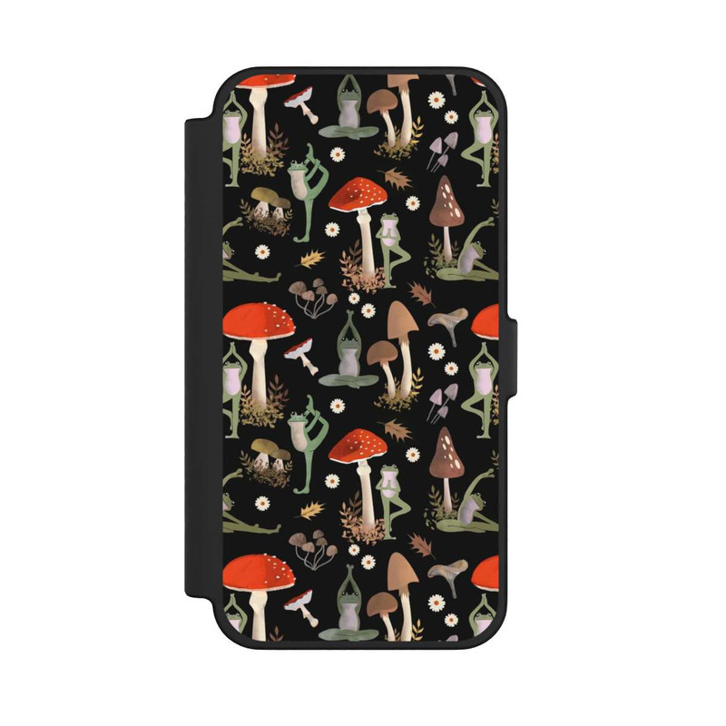 iPhone 12 Pro Max NIVOflip Yoga-Frösche mit Pilzen