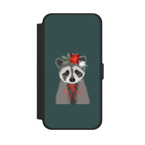 Apple iPhone 12 Pro Max NIVOflip weihnachtlicher Waschbär