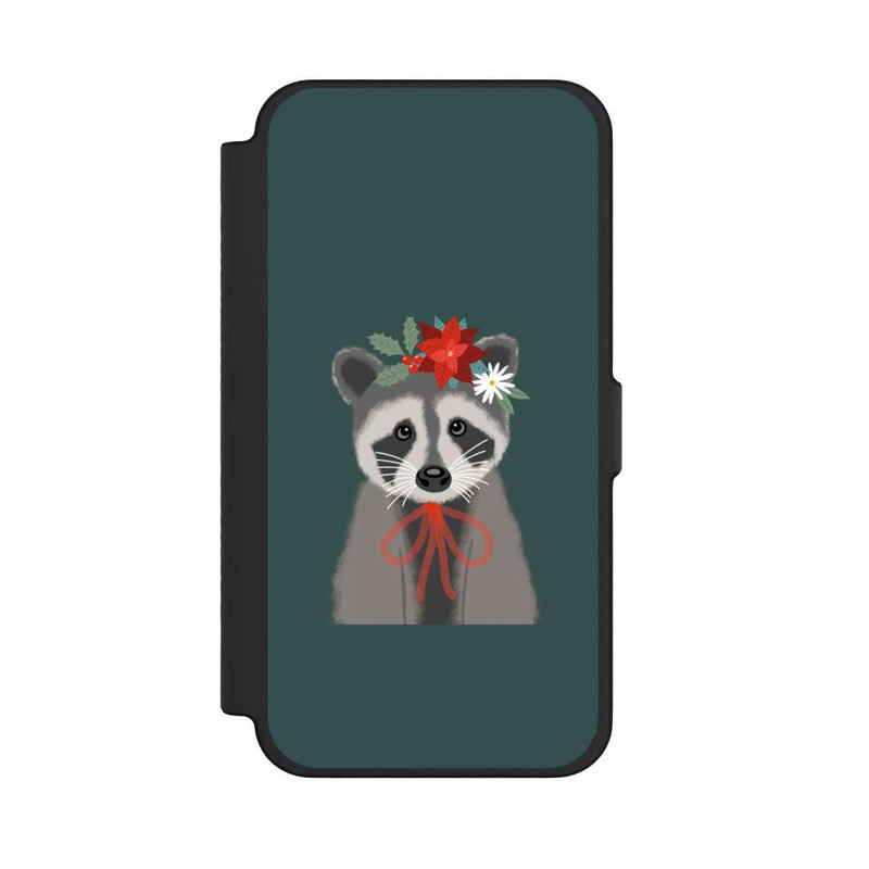 iPhone 12 Pro Max NIVOflip weihnachtlicher Waschbär