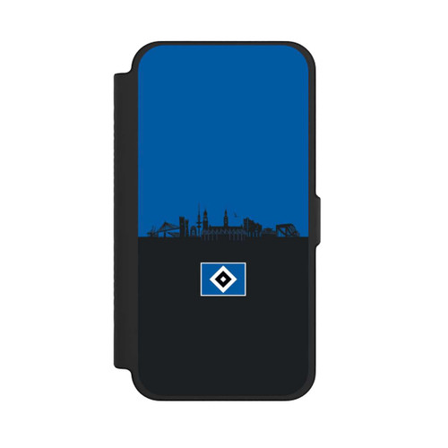 Apple iPhone 12 Pro Max NIVOflip HSV Skyline Blau Schwarz