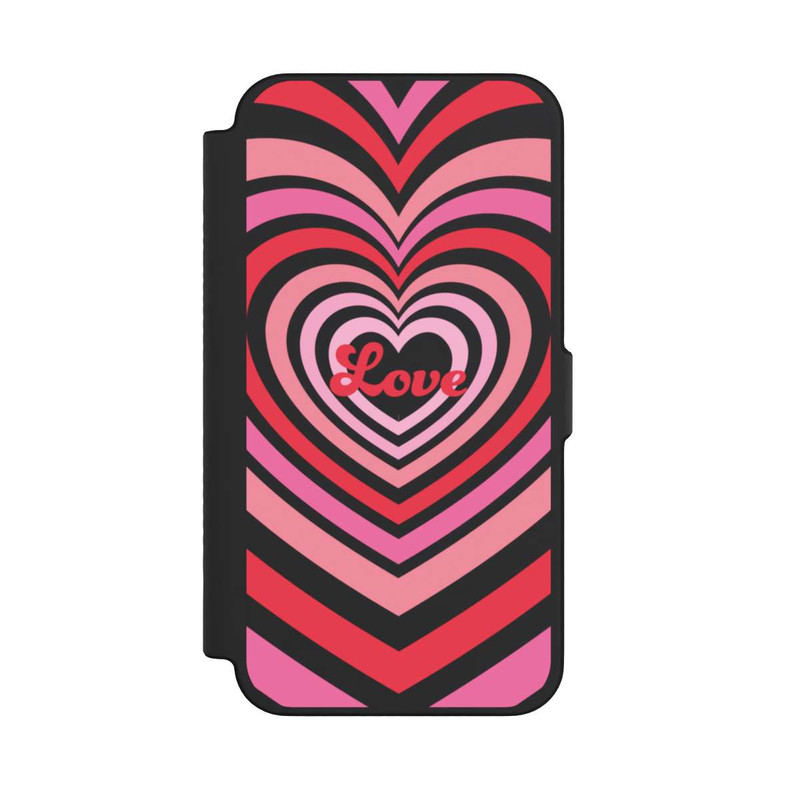 iPhone 12 Pro Max NIVOflip Amour, nuances rouges