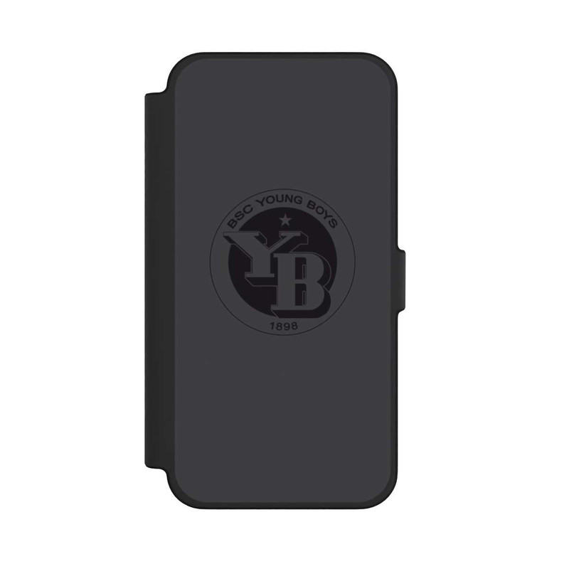 iPhone 12 Pro Max NIVOflip BSC YB Logo Grau