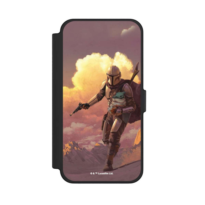 iPhone 12 Pro Max NIVOflip Les nuages ​​du coucher du soleil Mandalorien et Grogu