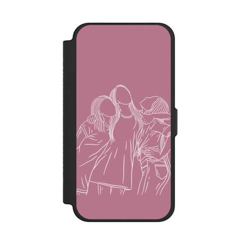 Apple iPhone 12 Pro Max NIVOflip Freundinnen Line Art
